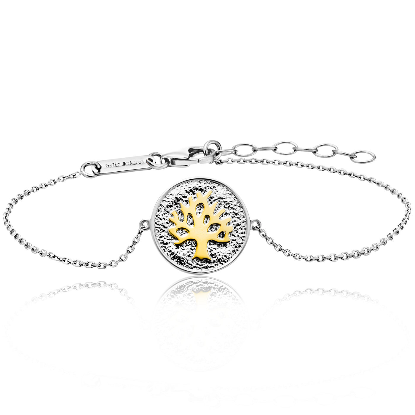 Julie Julsen Armband LEBENSBAUM - LEBENSBLUME in bicolor
