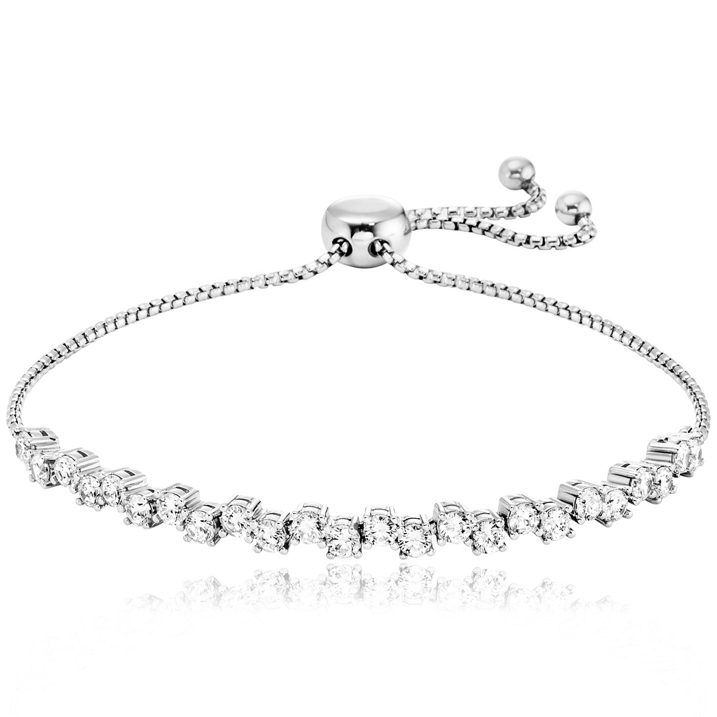 Julie Julsen Armband silber mit 24 Zirkonia
