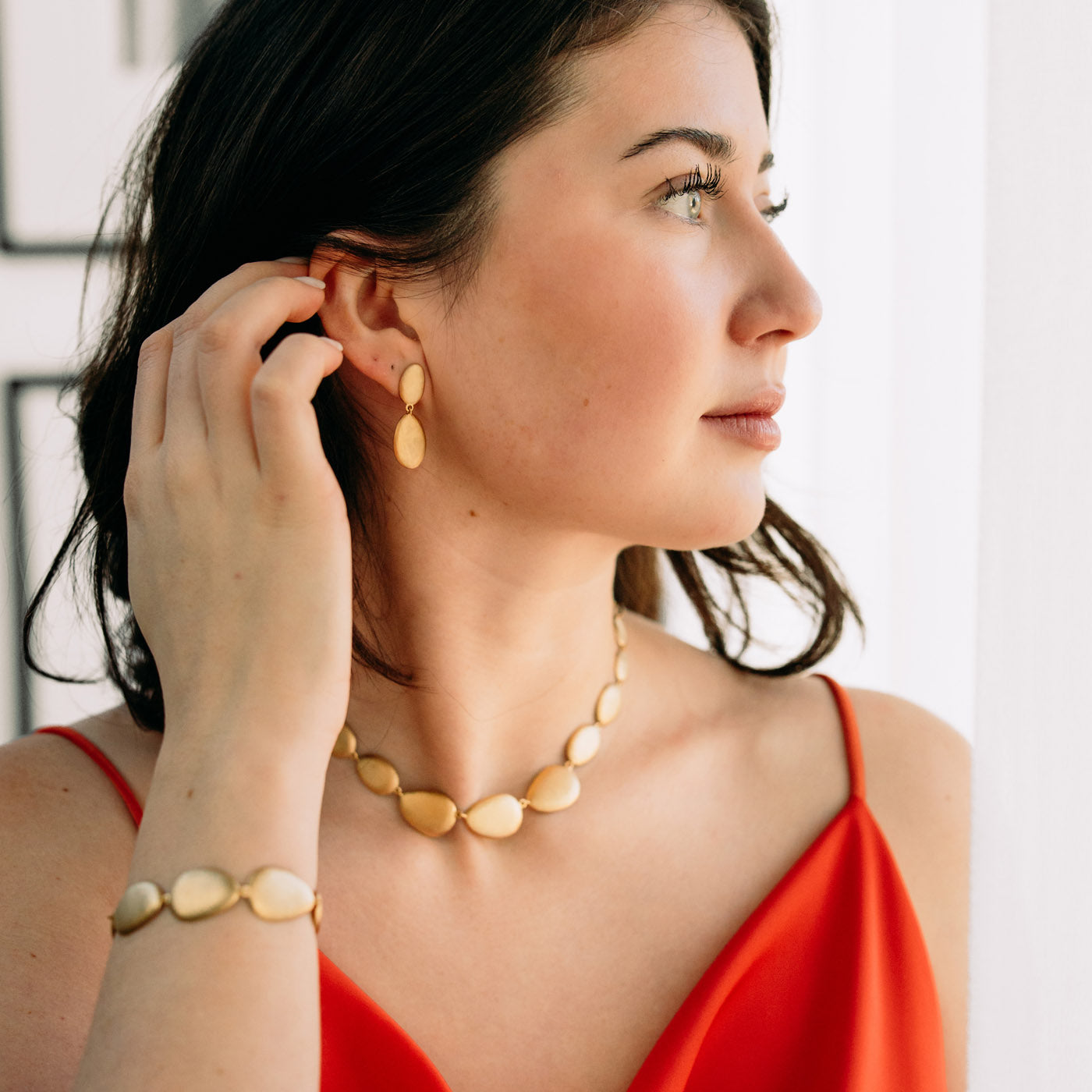 Julie Julsen Ohrstecker vergoldet