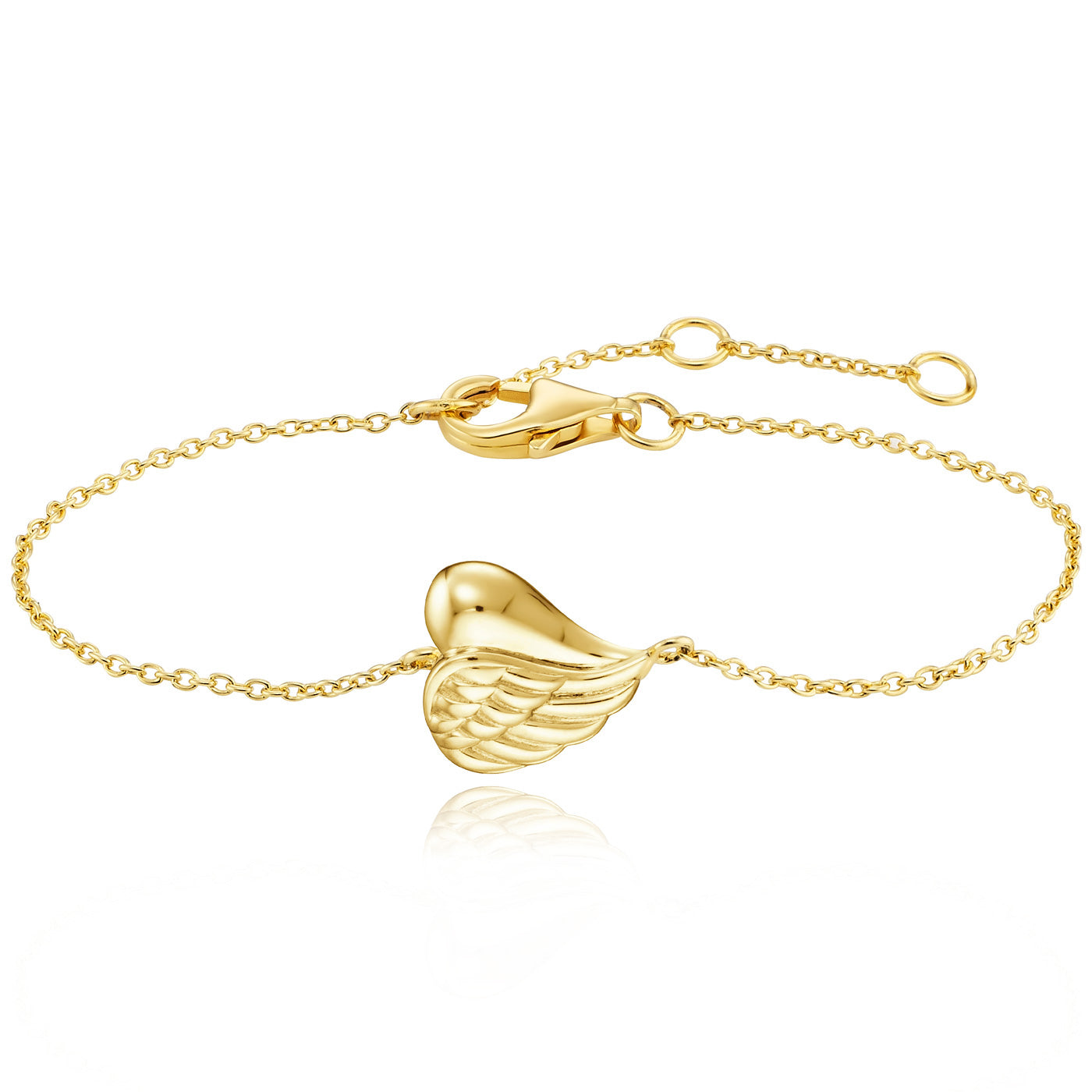 Julie Julsen KIDS Armband HEARTWING Silber vergoldet