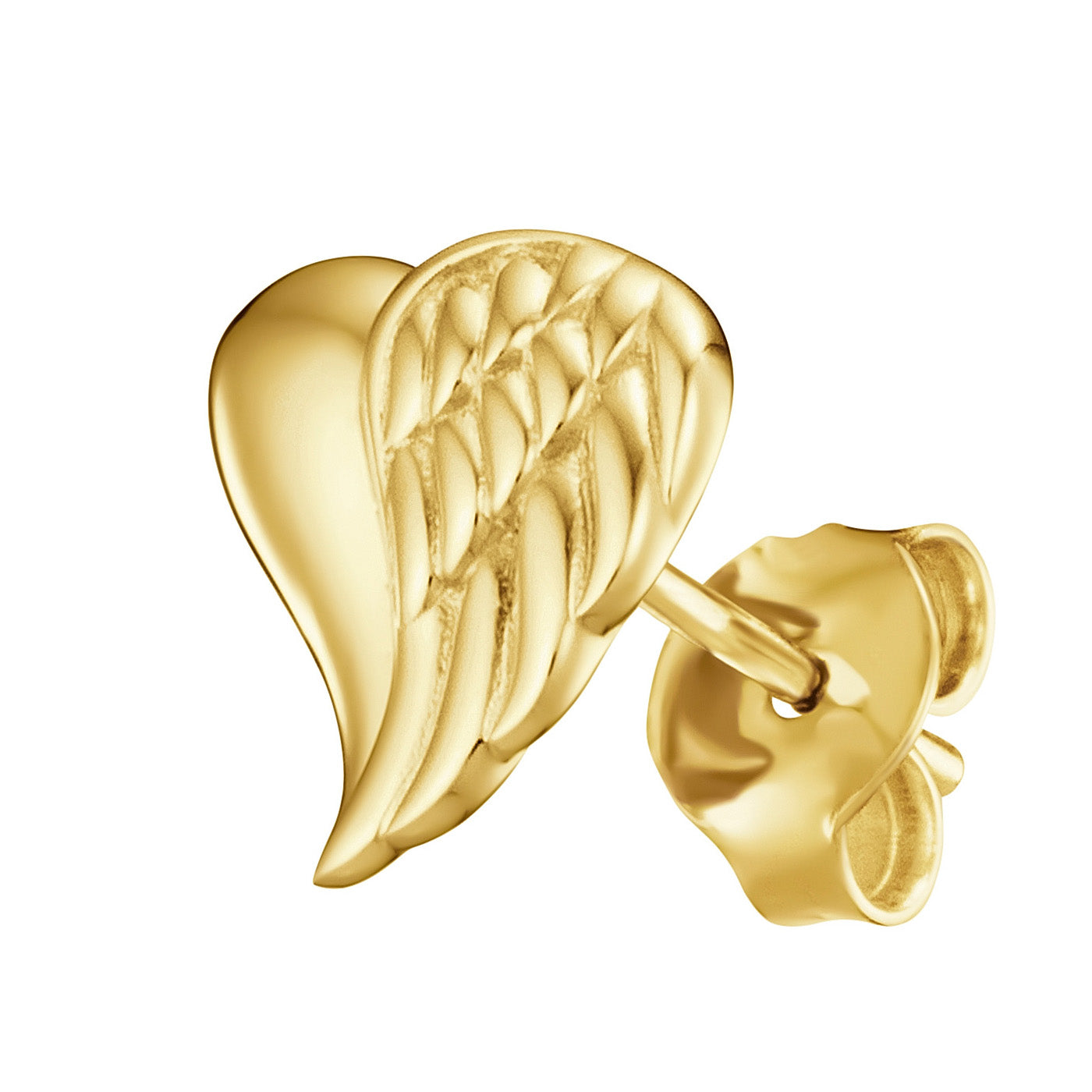 Julie Julsen KIDS Ohrstecker HEARTWING Silber vergoldet