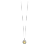 Julie Julsen Kette mit Anhänger LEBENSBAUM - LEBENSBLUME bicolor