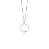 Julie Julsen Kette mit Anhänger silber mit 1 Zirkonia
