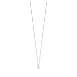 Julie Julsen Kette mit Anhänger PEARL silber mit 1 Zirkonia 1 Süßwasserperlen