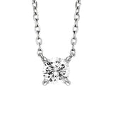 Julie Julsen Kette mit Anhänger ROUND silber mit 1 Zirkonia