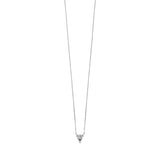 Julie Julsen Kette mit Anhänger TRIANGLE silber mit 1 Zirkonia