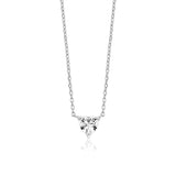 Julie Julsen Kette mit Anhänger HEART silber mit 1 Zirkonia