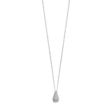 Julie Julsen Kette mit Anhänger CRYSTAL DROP silber mit 77 Zirkonia