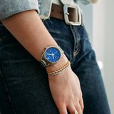 Julie Julsen Damenarmbanduhr SPORTIV MF silber mit Edelstahlband 5 atm