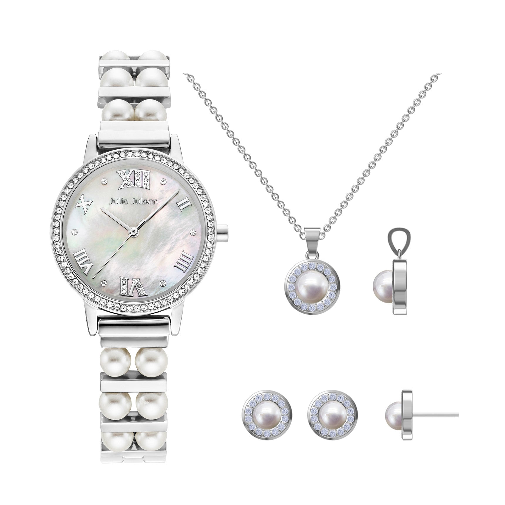 Julie Julsen Damenuhr Set WIGHT PEARL