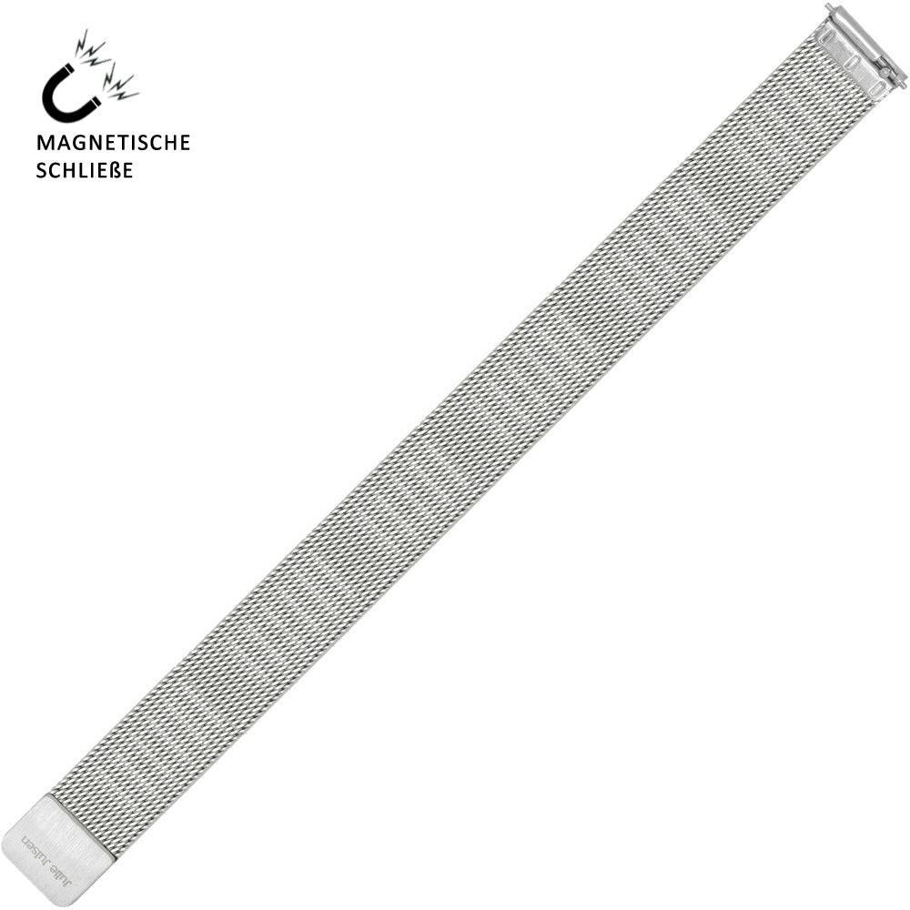 JULIE JULSEN MESHBAND MIT MAGNETVERSCHLUSS STAHL >PIN SYSTEM< Uhrenarmbänder Julie Julsen