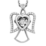 JULIE JULSEN DANCING STONE KETTE ENGEL 32 ZIRKONIA Halsketten Julie Julsen