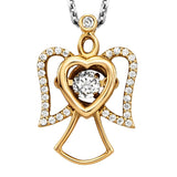 JULIE JULSEN DANCING STONE KETTE ENGEL 32 ZIRKONIA Halsketten Julie Julsen