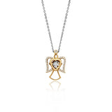 JULIE JULSEN DANCING STONE KETTE ENGEL 32 ZIRKONIA Halsketten Julie Julsen gold