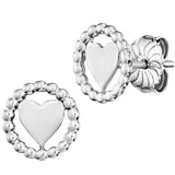 Julie Julsen Ohrstecker MOVING HEART silber