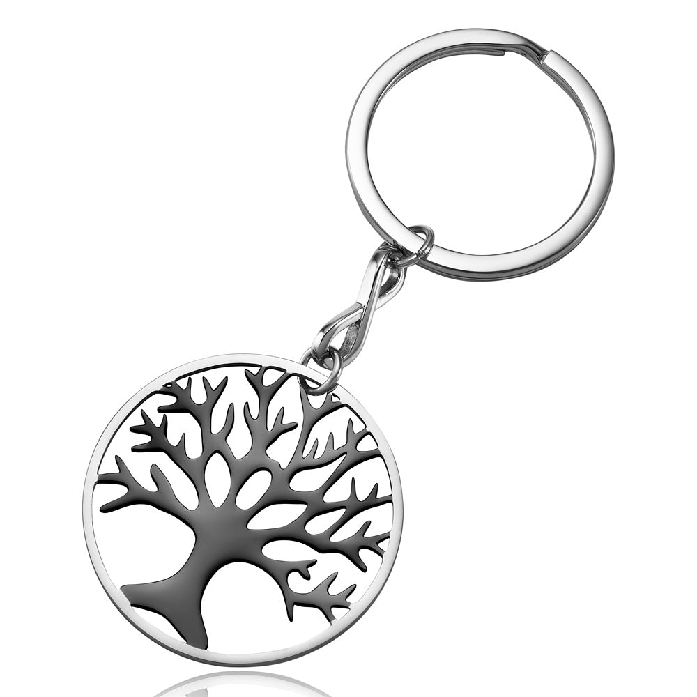 JULIE JULSEN SCHLÜSSELANHÄNGER LEBENSBAUM STAHL Schmuck Julie Julsen schwarz