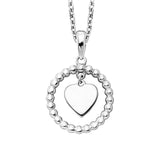 Julie Julsen Kette MOVING HEART silber