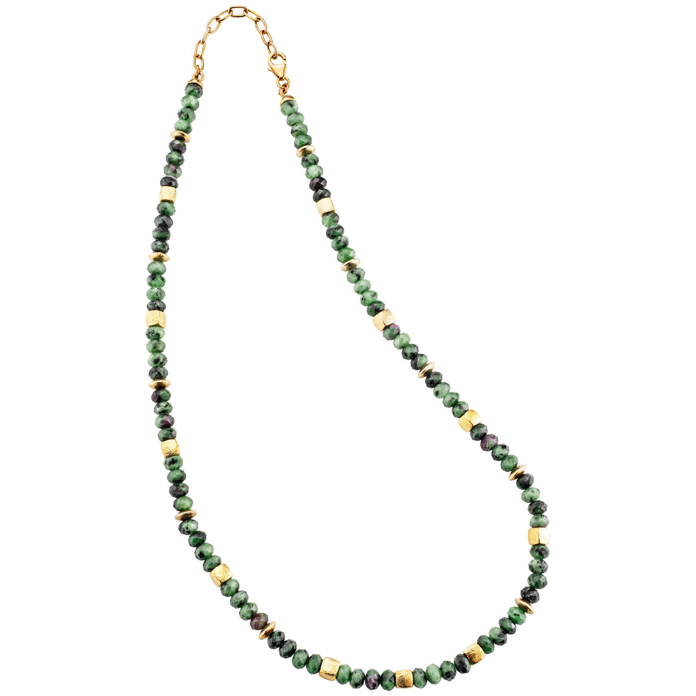 Julie Julsen Loving Stones, Edelsteinkette grün, gold