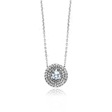 Julie Julsen, Kette silber, Anhänger silber PAVÉ, 1 Zirkonia