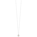 Julie Julsen, Kette mit Anhänger HERZ silber mit Zirkonia champagne