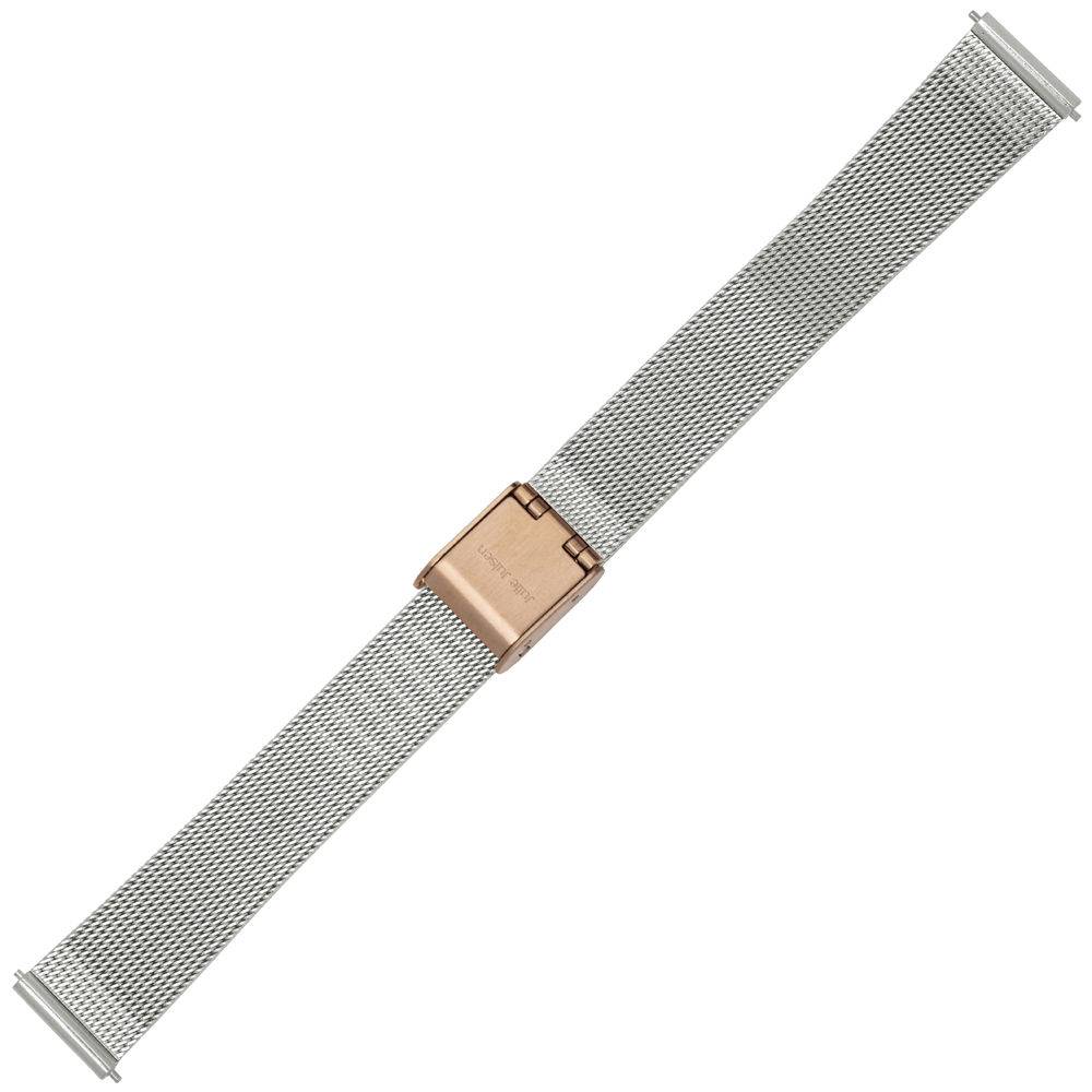 JULIE JULSEN MESHBAND EDELSTAHL V-ROSÉ >PIN SYSTEM< Uhrenarmbänder Julie Julsen