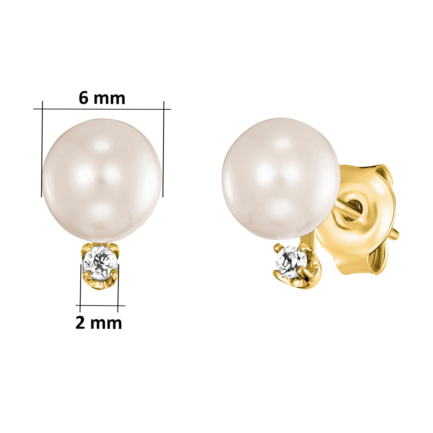 Julie Julsen Schmuckset PEARLS vergoldet