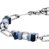 Julie Julsen Loving Stones Armband aus 16 blauen Edelsteinen - Dumortierit