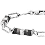 Julie Julsen Loving Stones Armband aus 16 schwarzen Edelsteinen - Achat, Labradorit