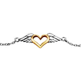 Julie Julsen Armband HEARTWING bicolor