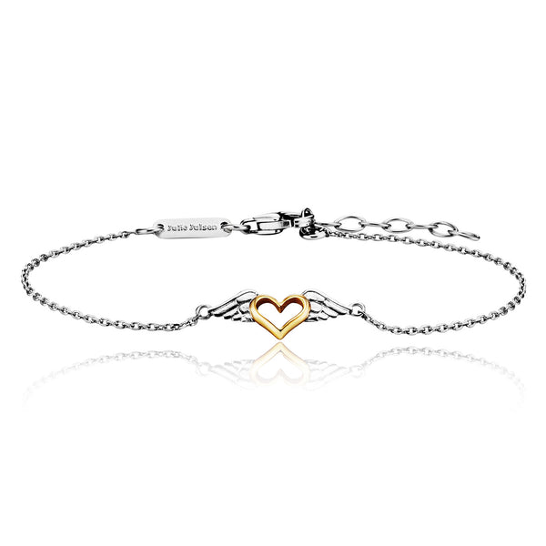 Julie Julsen Armband HEARTWING bicolor