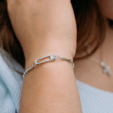 Julie Julsen Armband silber 41 Zirkonia