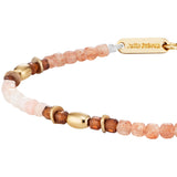 Julie Julsen Loving Stones Armband aus 58 beigen Edelsteinen - Hessonit-Granat, Opal, Sonnenstein