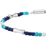 Julie Julsen Loving Stones Armband aus 64 blauen Edelsteinen - Monstein, Spinell