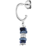 Julie Julsen Loving Stones Ohrschmuck aus 8 blauen Edelsteinen - Dumortierit