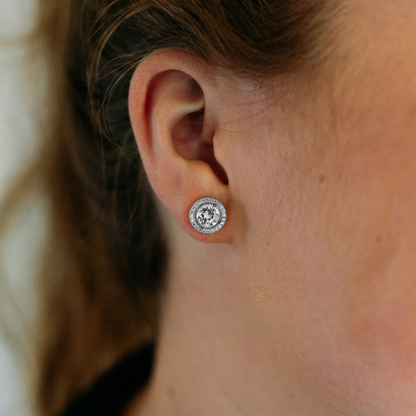 Julie Julsen Ohrstecker silber mit 50 Zirkonia