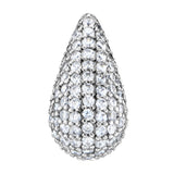 Julie Julsen Ohrstecker CRYSTAL DROP silber mit 190 weiße Zirkonia