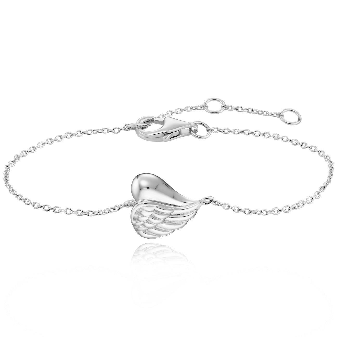 Julie Julsen KIDS Armband HEARTWING Silber rhodiniert