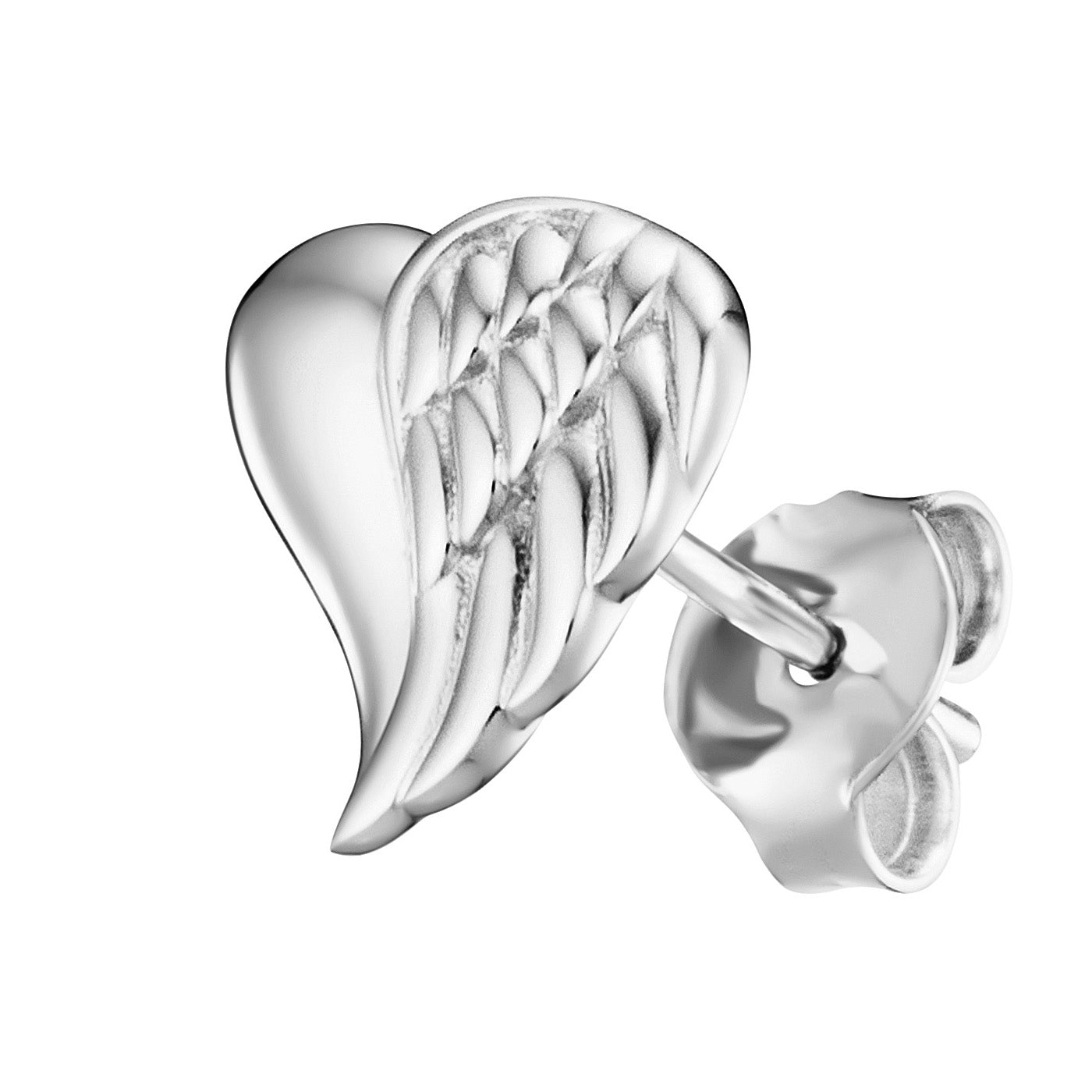 Julie Julsen KIDS Ohrstecker HEARTWING Silber rhodiniert