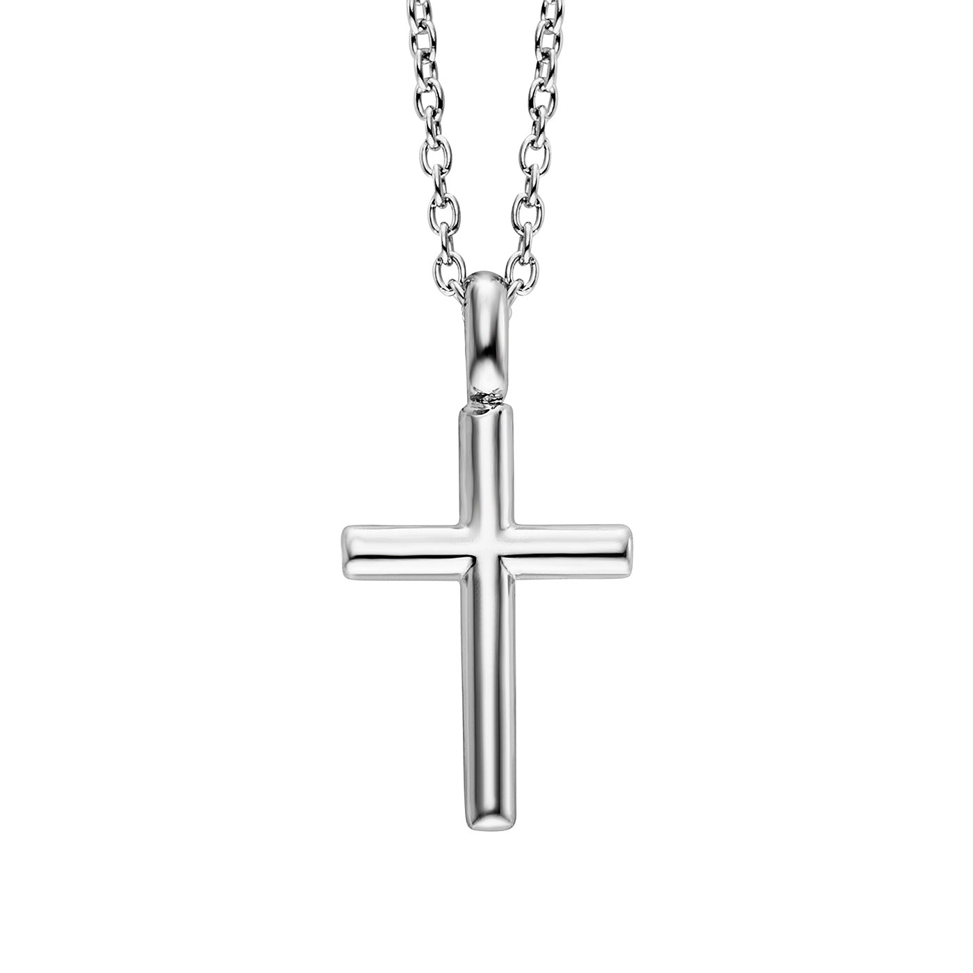 Julie Julsen KIDS Kette mit Anhänger CROSS Silber rhodiniert