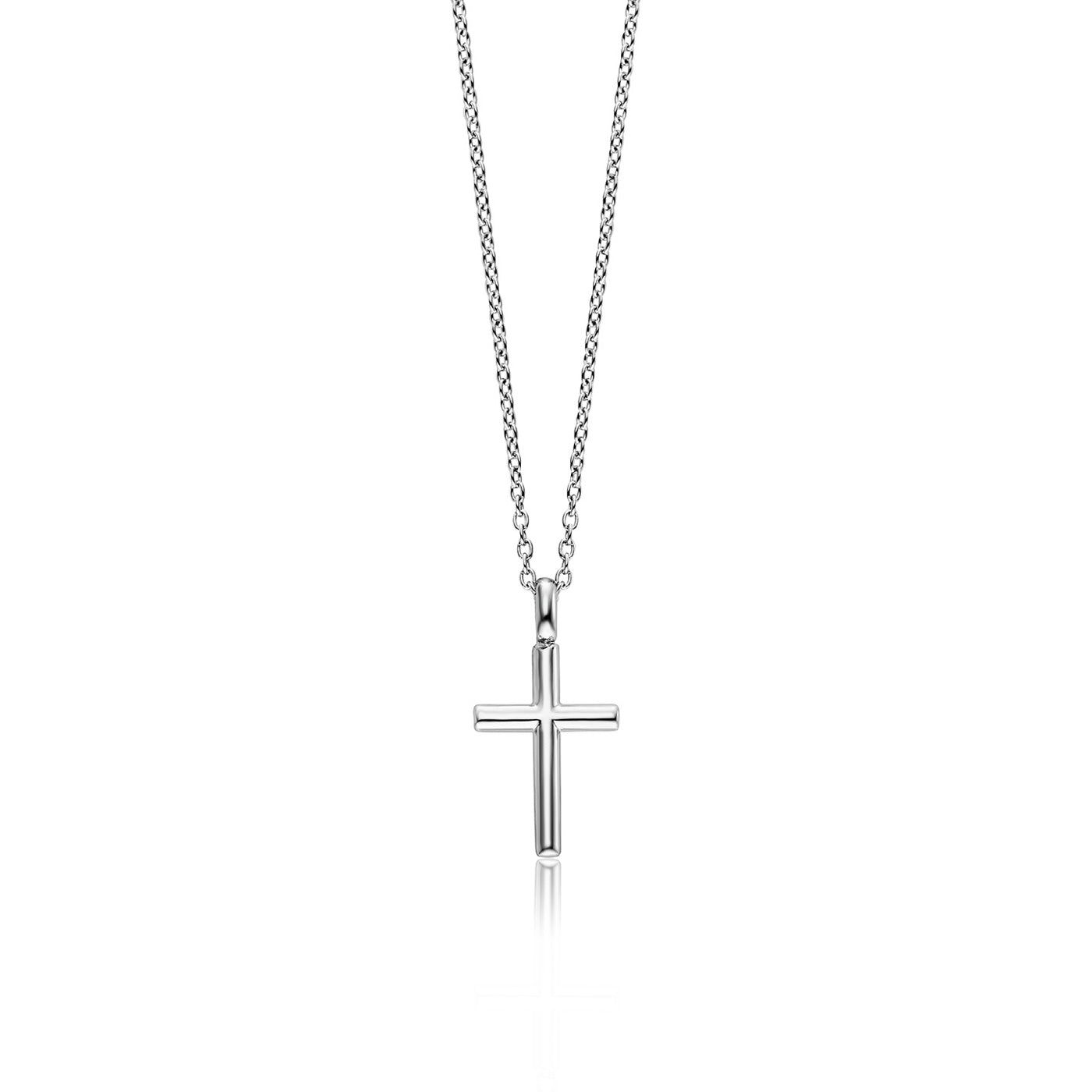 Julie Julsen KIDS Kette mit Anhänger CROSS Silber rhodiniert