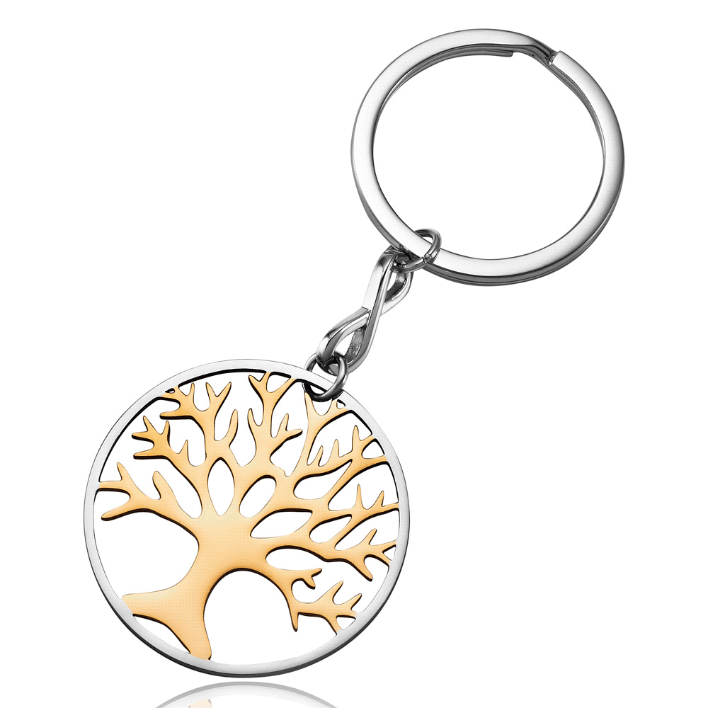 Julie Julen Keychain Life Tree Steel