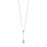 Julie Julsen Kette mit Anhänger CRYSTAL DROP silber mit 95 Zirkonia
