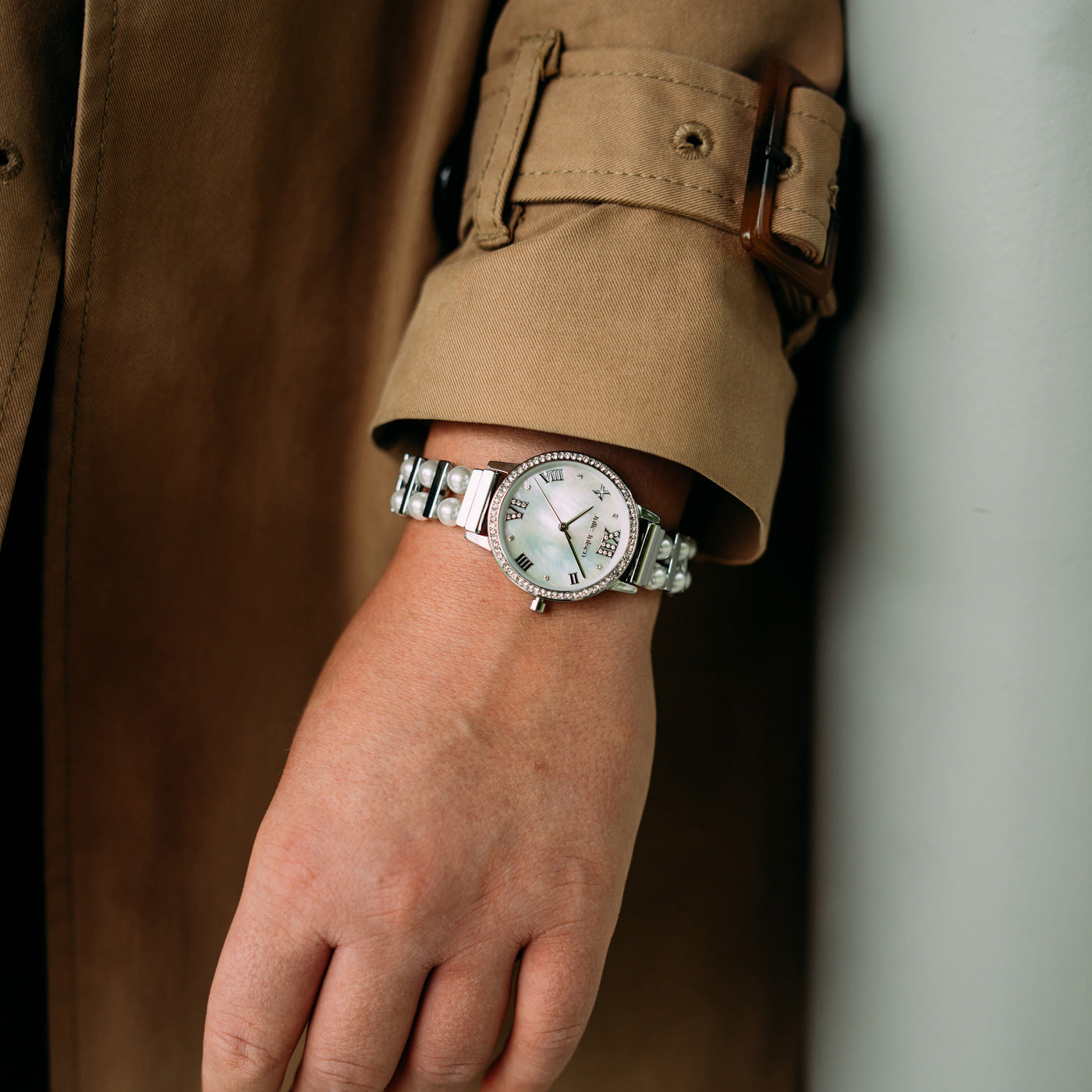 Julie Julsen Damenuhr Set WIGHT PEARL