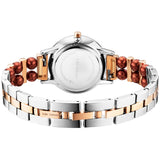 Julie Julsen Damen Armbanduhr PEARLS vergoldet mit braunen Perlenuhrband 3 atm