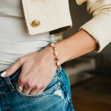 JULIE JULSEN ARMBAND GARANTIE avec 6 SÜSSWASSERPERLEN