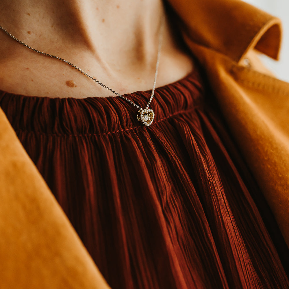 JULIE JULSEN DANCING STONE KETTE HERZ 19 ZIRKONIA Halsketten Julie Julsen