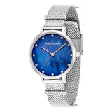 JULIE JULSEN CHARMING PEARL SILVER BLUE Armbanduhren & Taschenuhren Julie Julsen