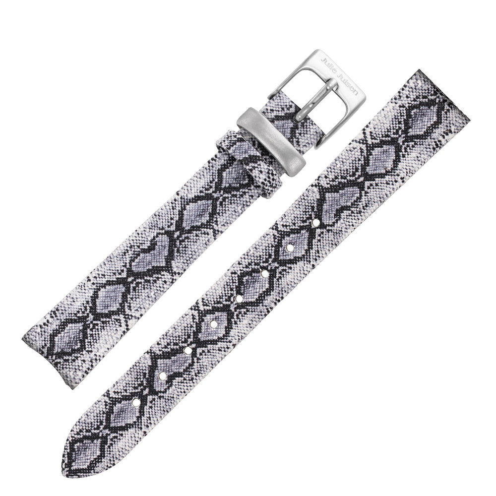 JULIE JULSEN LEDERBAND PYTHON / V-STAHL >PIN SYSTEM< Uhrenarmbänder Julie Julsen Default Title
